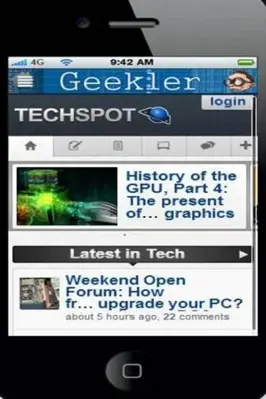 Geekler Tech News android App screenshot 1